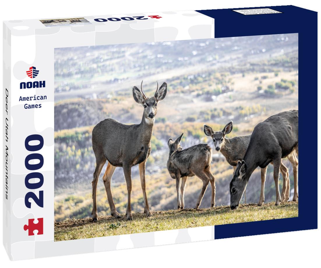 Noah Jigsaw Puzzle Deer Utah Mountains 2000 pieces