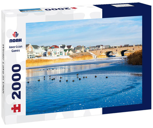 Noah Jigsaw Puzzle Winter Lake in Utah 2000 pieces