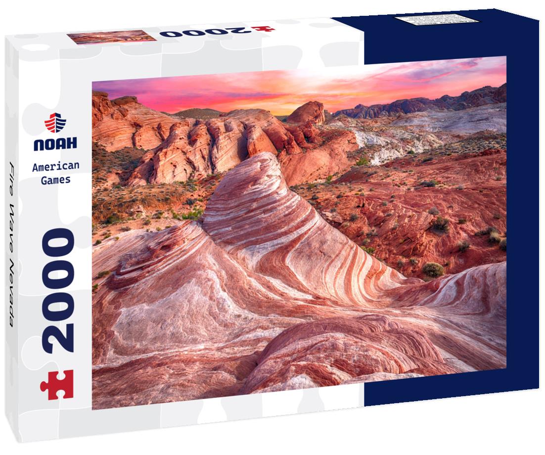 Noah Jigsaw Puzzle Fire Wave Nevada 2000 pieces