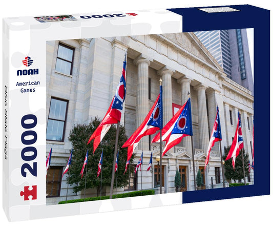 Noah Jigsaw Puzzle Ohio State Flags 2000 pieces