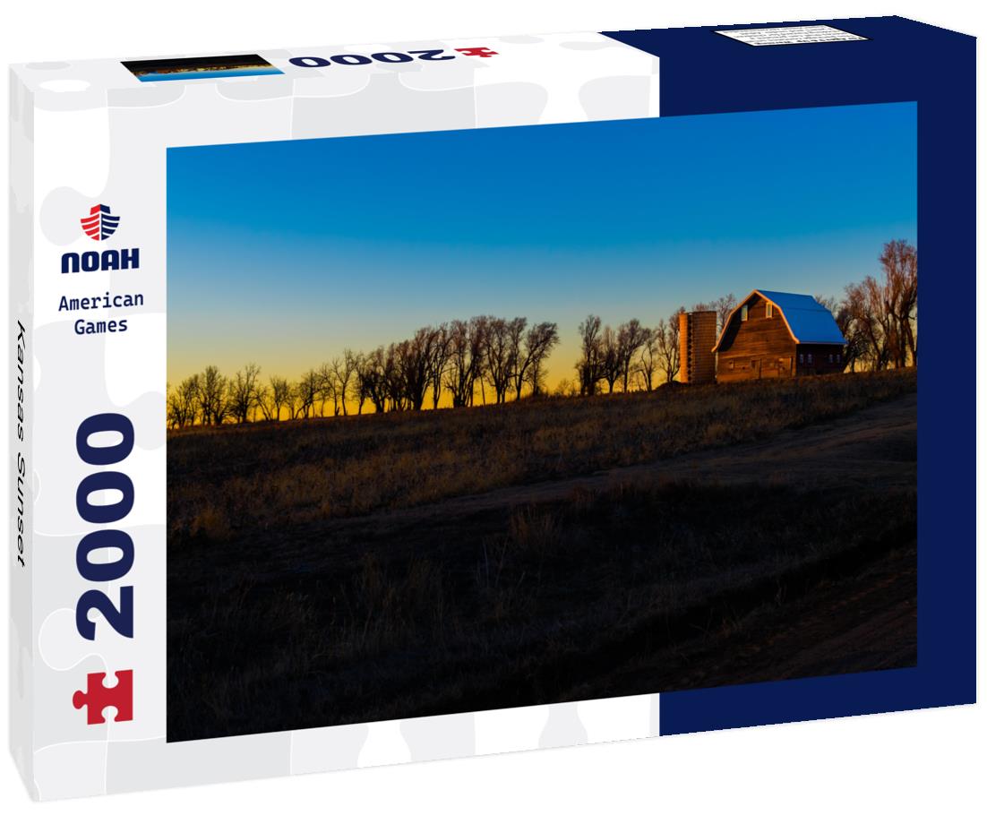 Noah Jigsaw Puzzle Kansas Sunset 2000 pieces