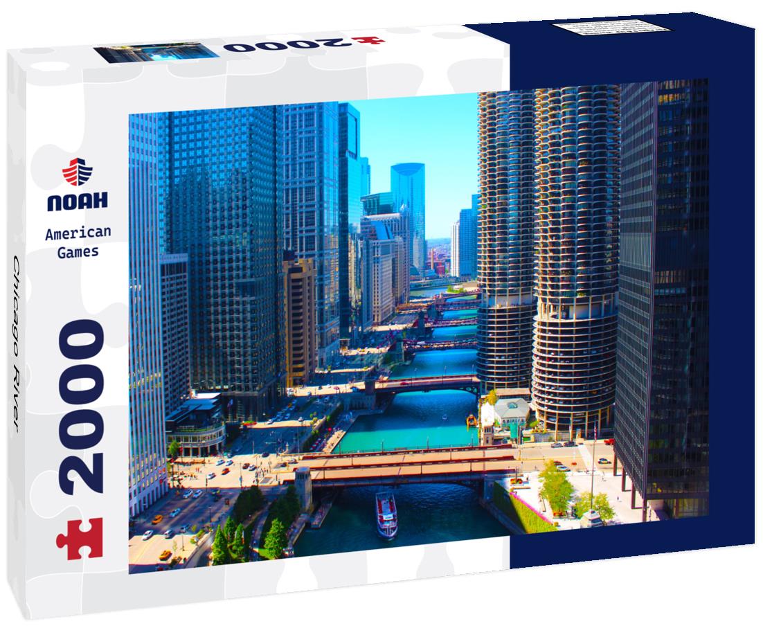 Noah Jigsaw Puzzle Chicago River 2000 pieces