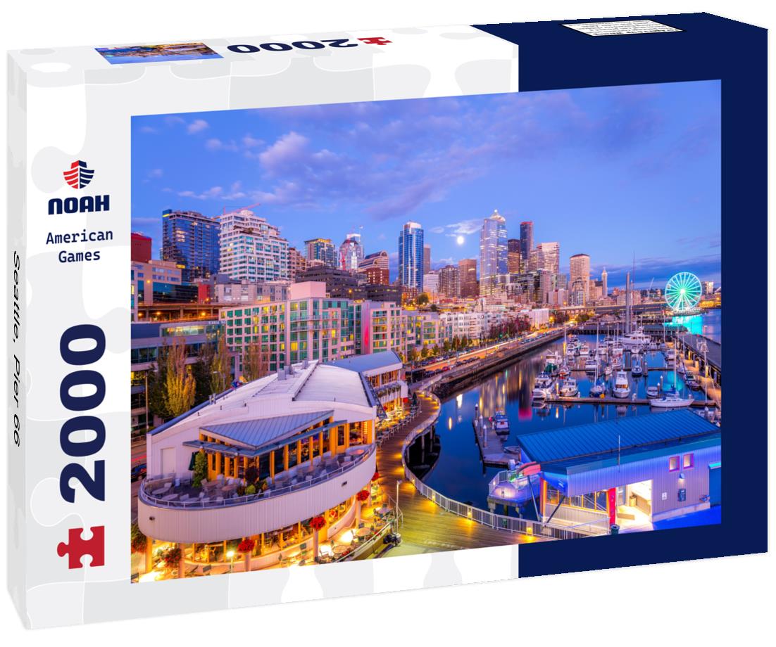 Noah Jigsaw Puzzle Seattle, Pier 66 2000 pieces