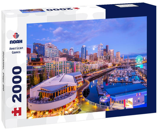 Noah Jigsaw Puzzle Seattle, Pier 66 2000 pieces