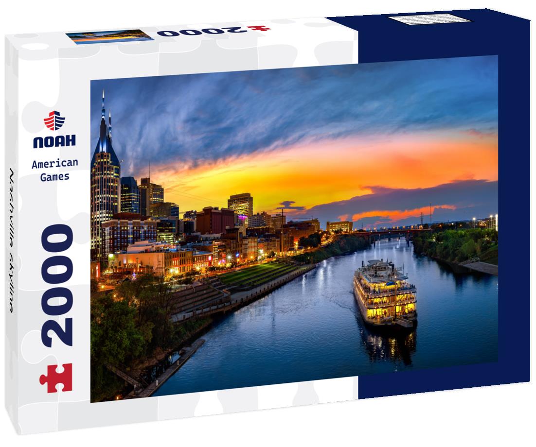 Noah Jigsaw Puzzle Nashville skyline 2000 pieces