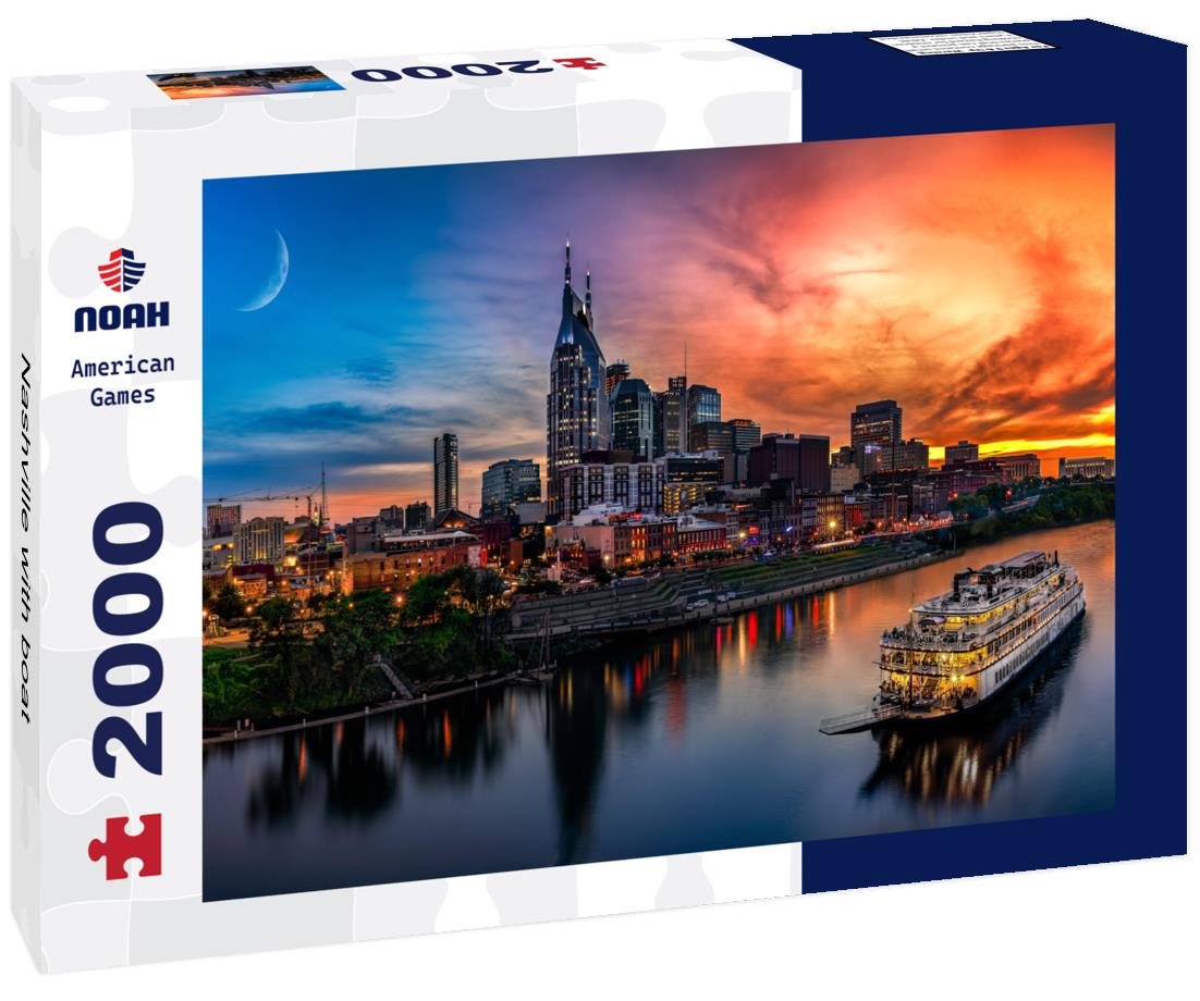 Noah Jigsaw Puzzle Nashville with boat 2000 pieces