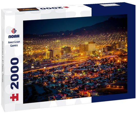 Noah Jigsaw Puzzle Sundown in El Paso, Texas 2000 pieces