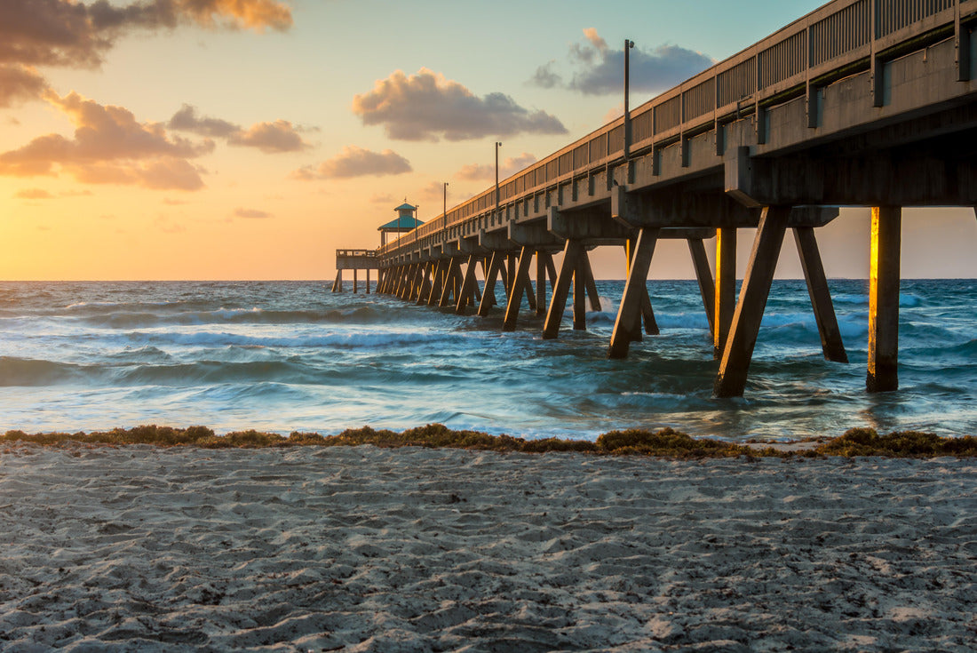 Noah Jigsaw Puzzle Deefield Beach Pier at sunrise 2000 pieces