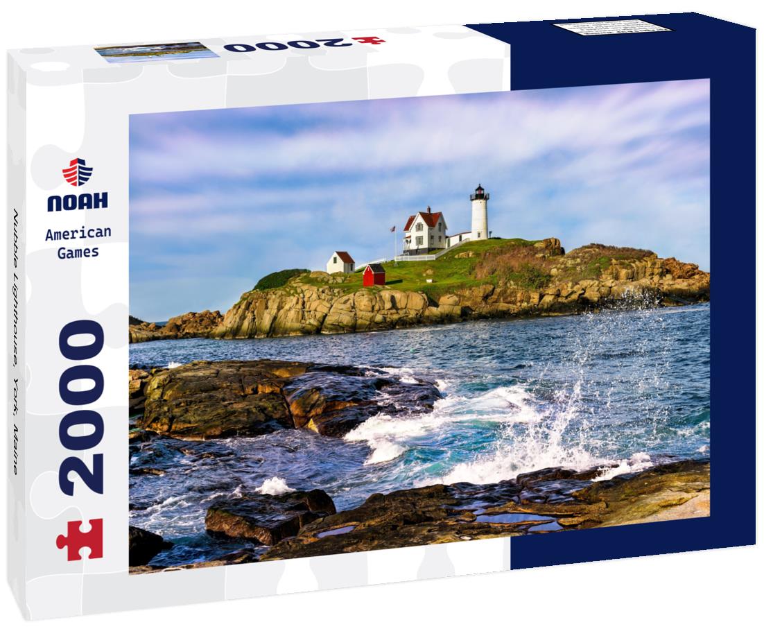 Noah Jigsaw Puzzle Nubble Lighthouse, York, Maine 2000 pieces