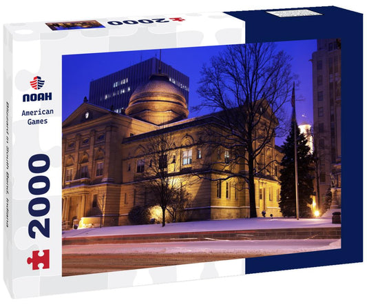 Noah Jigsaw Puzzle Blizzard in South Bend, Indiana 2000 pieces