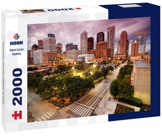 Noah Jigsaw Puzzle Downtown Houston skyline at dusk 2000 pieces