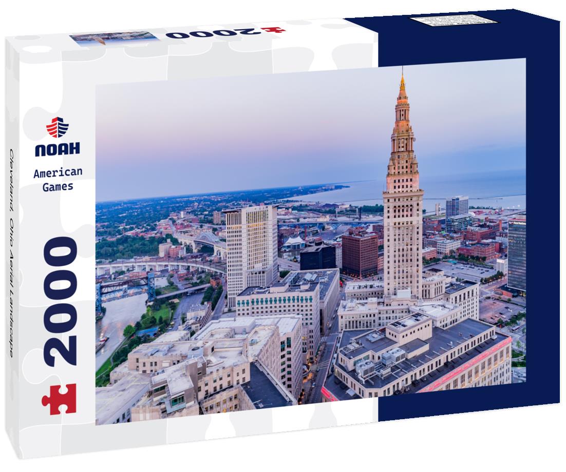 Noah Jigsaw Puzzle Cleveland, Ohio Aerial Landscape 2000 pieces