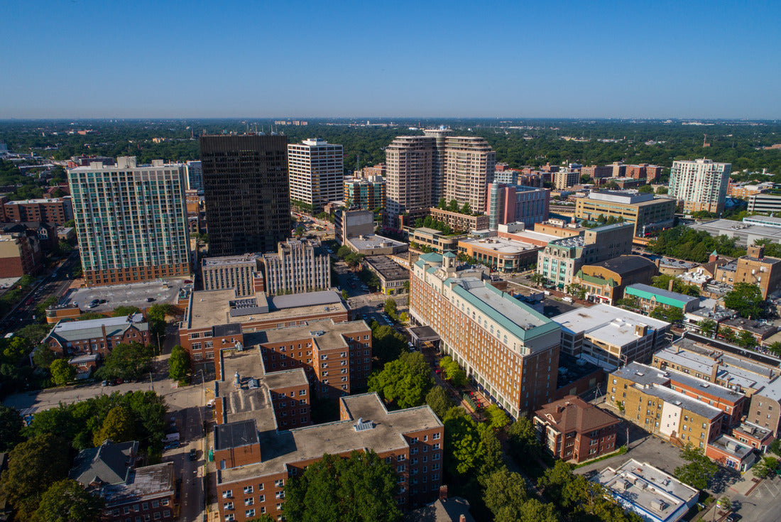 Noah Jigsaw Puzzle Aerial image of Evanston Chicago 2000 pieces