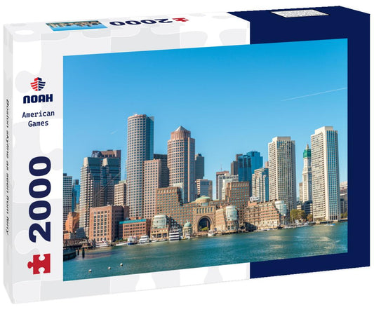 Noah Jigsaw Puzzle Boston skyline as seen from ferry 2000 pieces