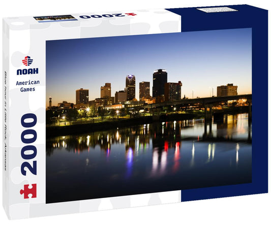 Noah Jigsaw Puzzle Blue hour in Little Rock, Arkansas 2000 pieces