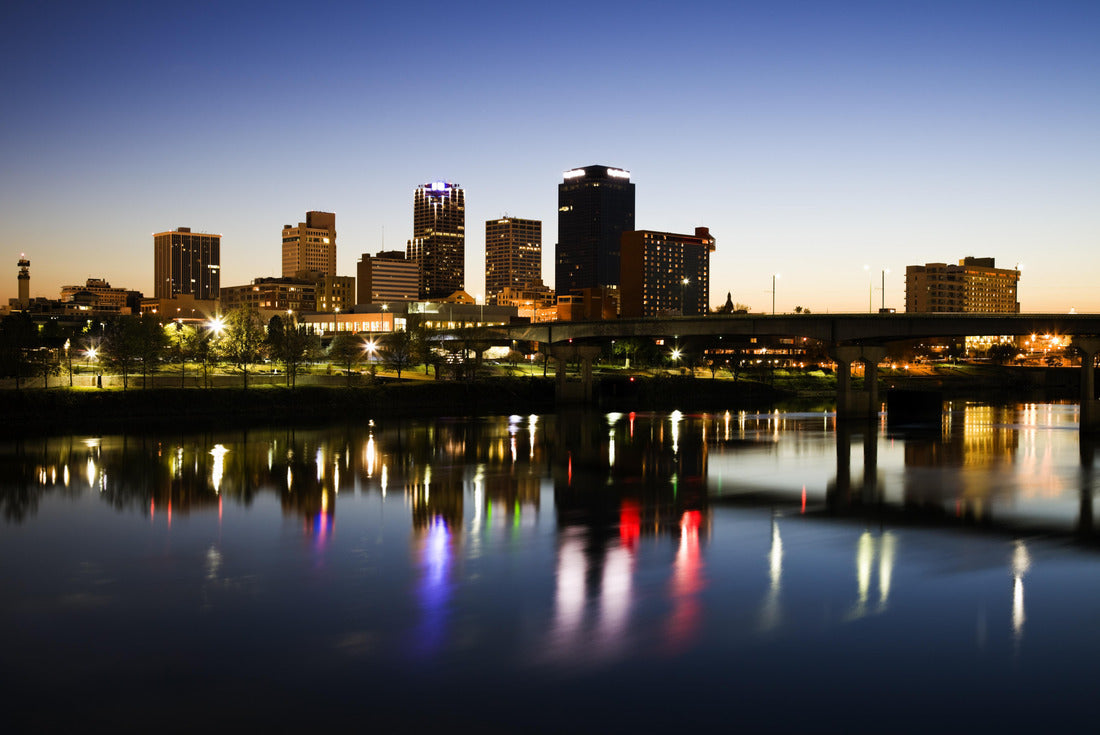 Noah Jigsaw Puzzle Blue hour in Little Rock, Arkansas 2000 pieces