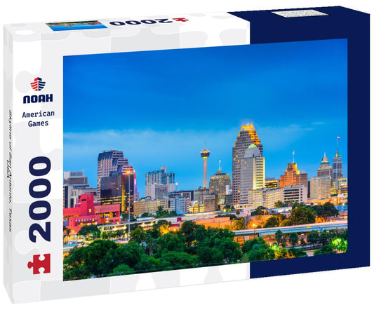 Noah Jigsaw Puzzle Skyline of San Antonio, Texas, USA 2000 pieces