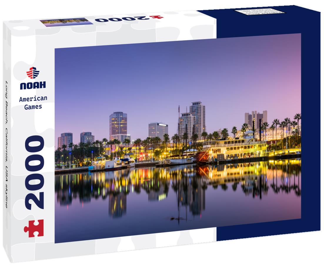 Noah Jigsaw Puzzle Long Beach, California, USA skyline 2000 pieces