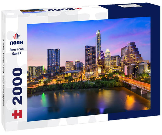 Noah Jigsaw Puzzle Austin, Texas, USA Downtown skyline 2000 pieces
