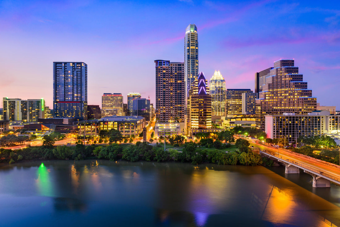 Noah Jigsaw Puzzle Austin, Texas, USA Downtown skyline 2000 pieces