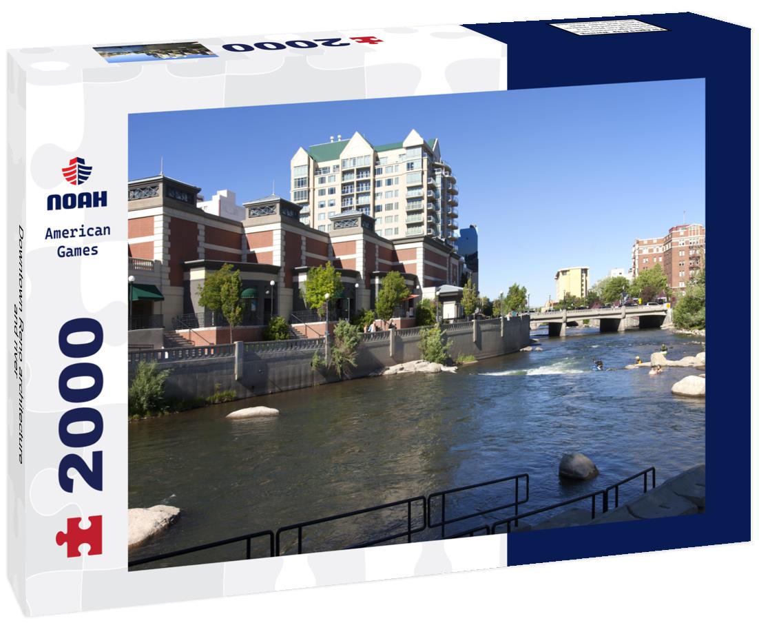 Noah Jigsaw Puzzle Downtown Reno architecture and river 2000 pieces
