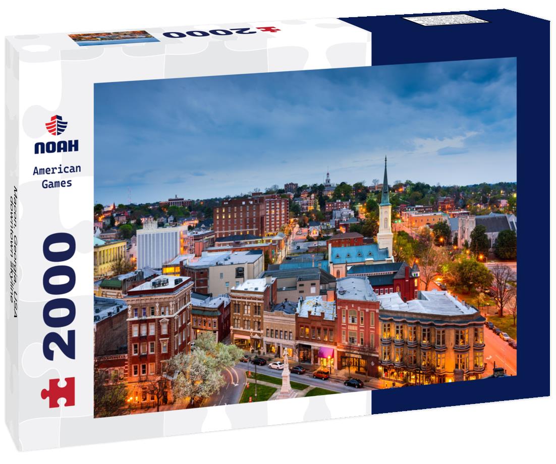 Noah Jigsaw Puzzle Macon, Georgia, USA downtown skyline 2000 pieces