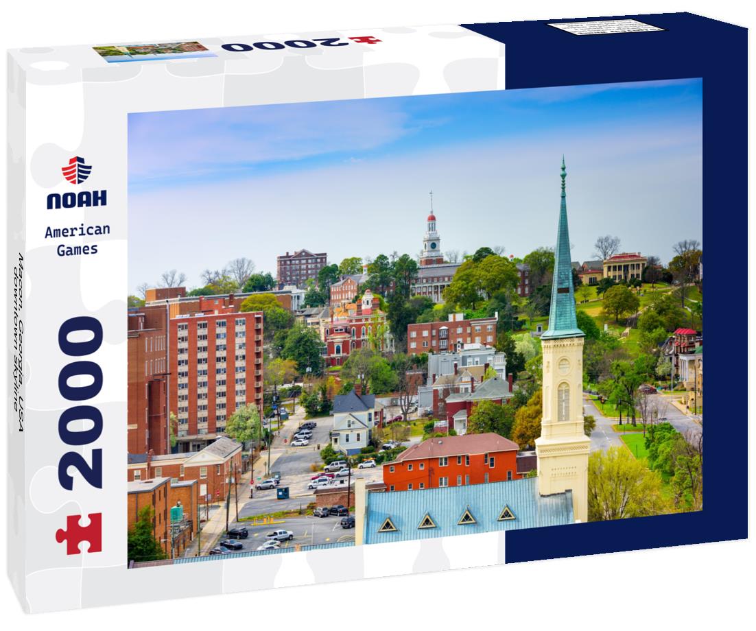 Noah Jigsaw Puzzle Macon, Georgia, USA downtown skyline 2000 pieces