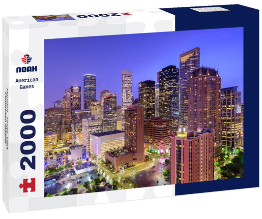 Noah Jigsaw Puzzle Houston, Texas, USA Downtown skyline 2000 pieces