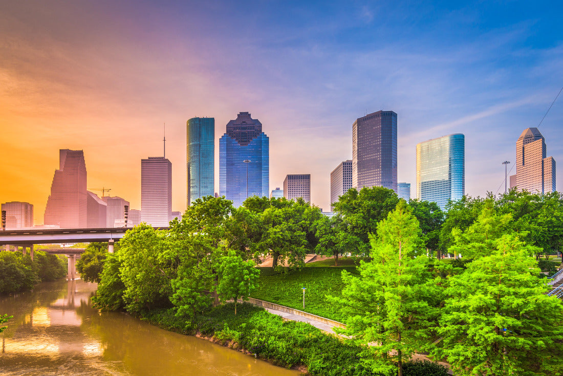 Noah Jigsaw Puzzle Houston, Texas, USA Downtown skyline 2000 pieces