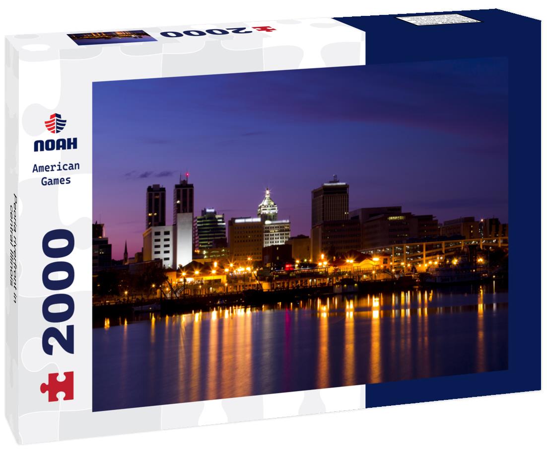 Noah Jigsaw Puzzle Peoria riverfront in central Illinois 2000 pieces