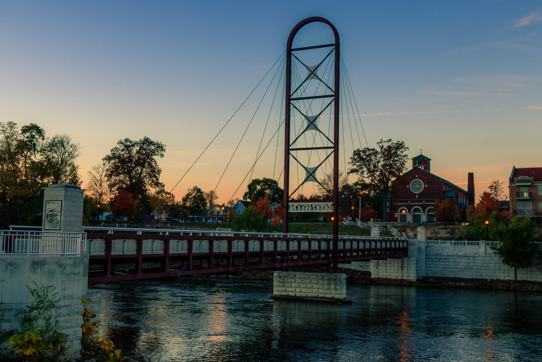 Noah Jigsaw Puzzle Sunset along the Mishawaka River Walk 2000 pieces
