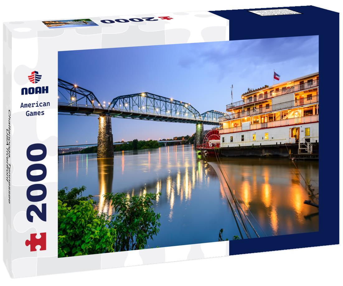 Noah Jigsaw Puzzle Chattanooga, Tennessee, USA riverfront 2000 pieces