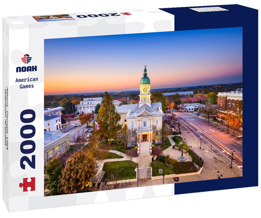 Noah Jigsaw Puzzle Athens, Georgia, USA downtown at sunset 2000 pieces