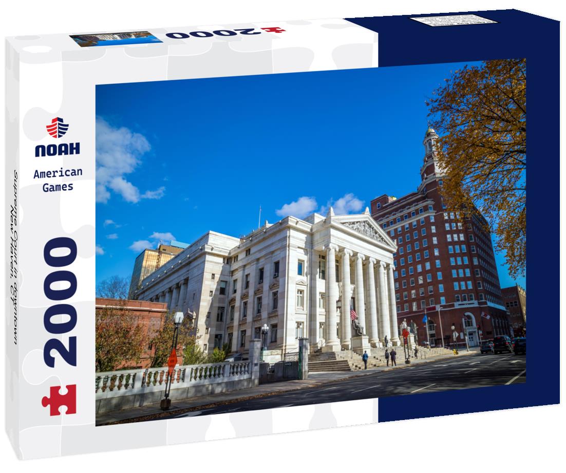 Noah Jigsaw Puzzle Supreme Court in downtown New Haven, CT 2000 pieces