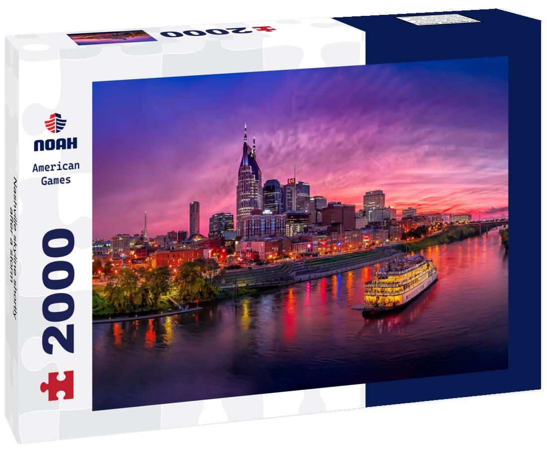 Noah Jigsaw Puzzle Nashville skyline shortly after a storm 2000 pieces