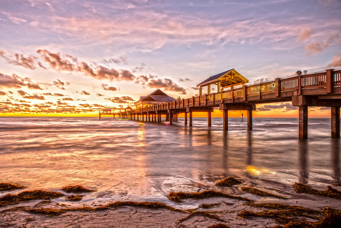Noah Jigsaw Puzzle Sunset at Clearwater Beach Pier Florida 2000 pieces
