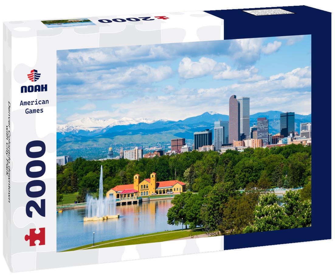Noah Jigsaw Puzzle Denver Colorado downtown with City Park 2000 pieces