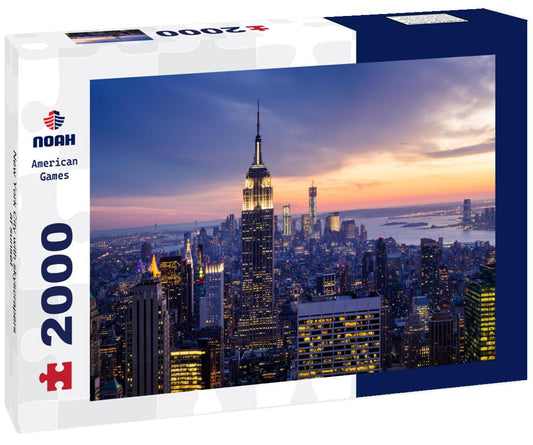Noah Jigsaw Puzzle New York City with skyscrapers at sunset 2000 pieces