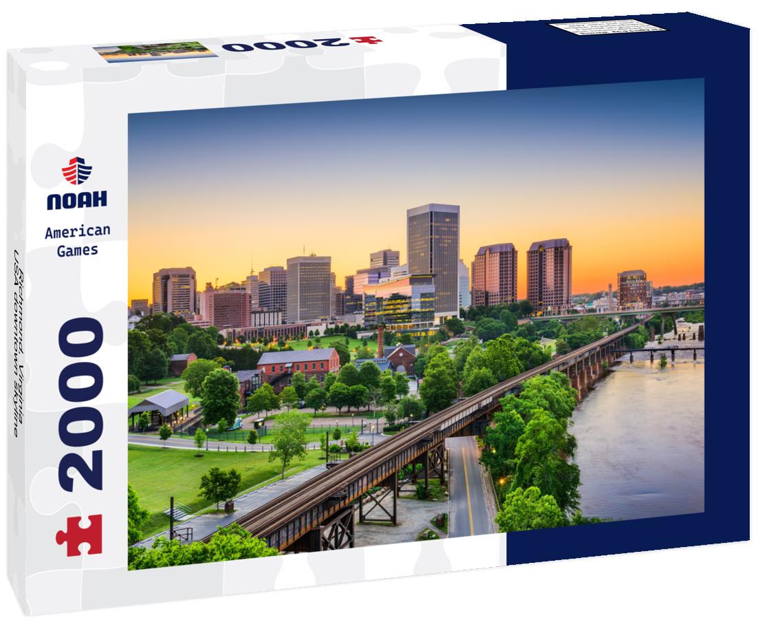 Noah Jigsaw Puzzle Richmond, Virginia, USA downtown skyline 2000 pieces