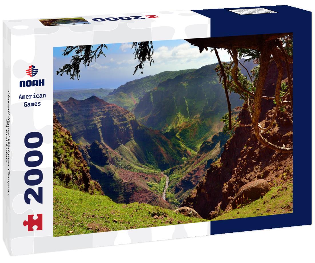 Noah Jigsaw Puzzle Hawaii Kauai Waimea Canyon Picknickplatz 2000 pieces