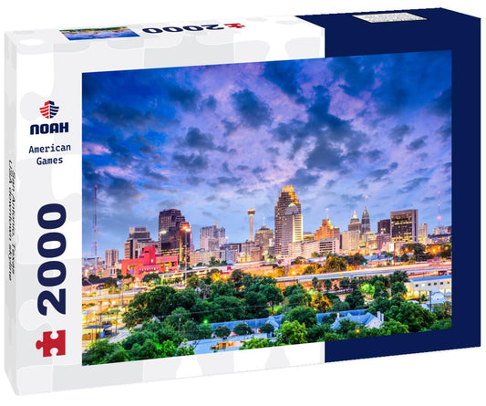 Noah Jigsaw Puzzle San Antonio, Texas, USA downtown skyline 2000 pieces
