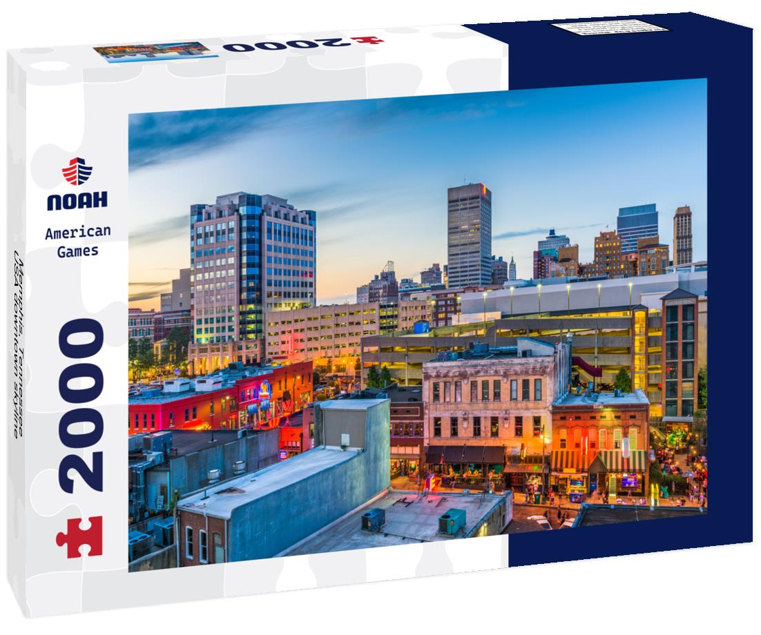 Noah Jigsaw Puzzle Memphis, Tennessee, USA downtown skyline 2000 pieces