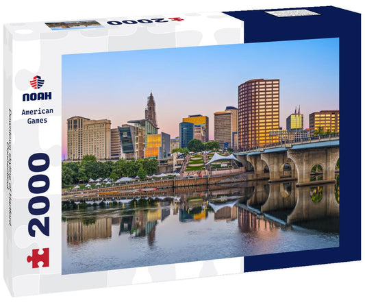 Noah Jigsaw Puzzle Downtown skyline of Hartford, Connecticut 2000 pieces