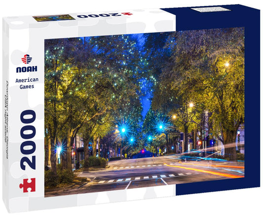 Noah Jigsaw Puzzle Downtown Athens, Georgia, USA night scene 2000 pieces