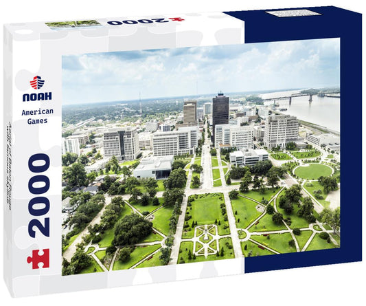 Noah Jigsaw Puzzle Aerial of Baton Rouge with famous skyline 2000 pieces