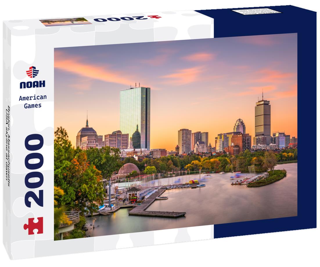 Noah Jigsaw Puzzle Boston, Massachusetts, USA skyline at dawn 2000 pieces