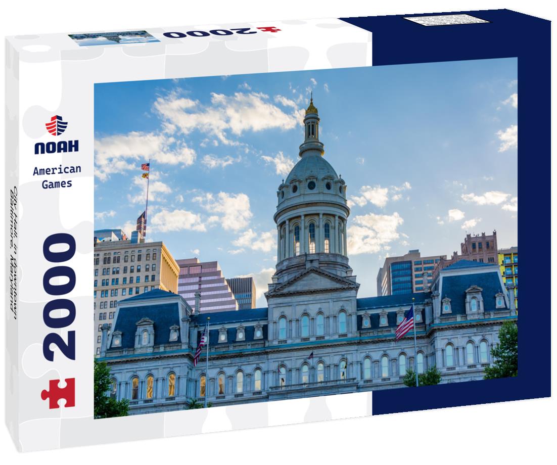 Noah Jigsaw Puzzle City Hall, in downtown Baltimore, Maryland 2000 pieces