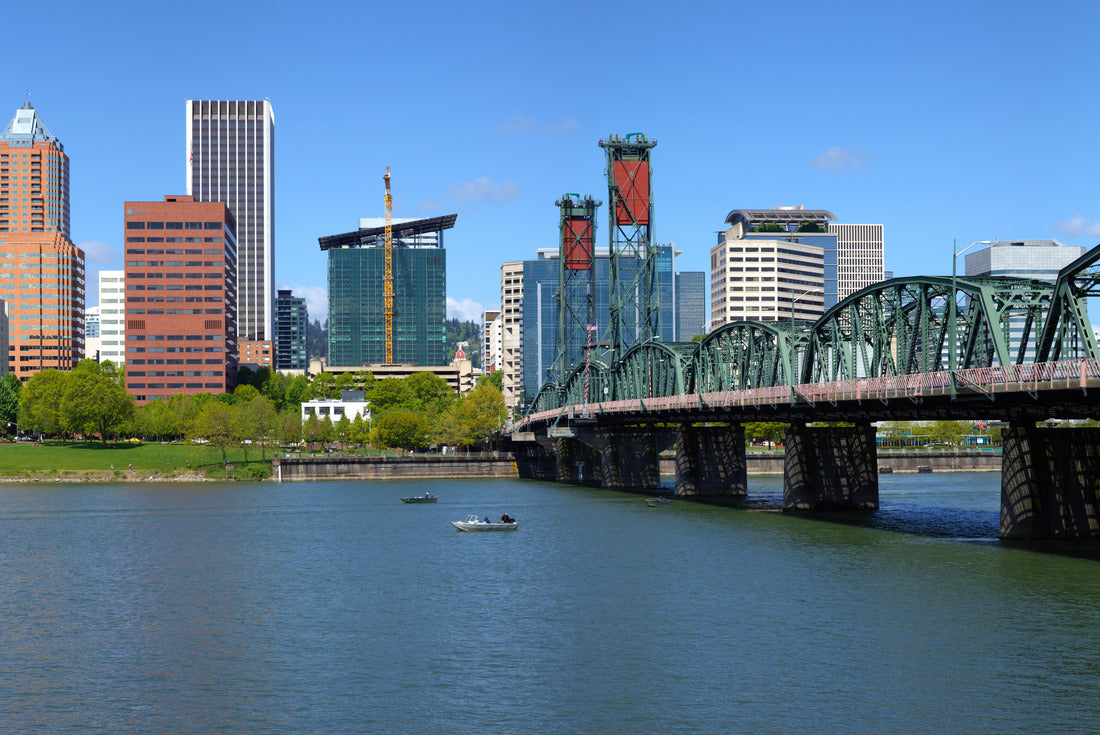 Noah Jigsaw Puzzle Portland Oregon skyline and bridge panorama 2000 pieces