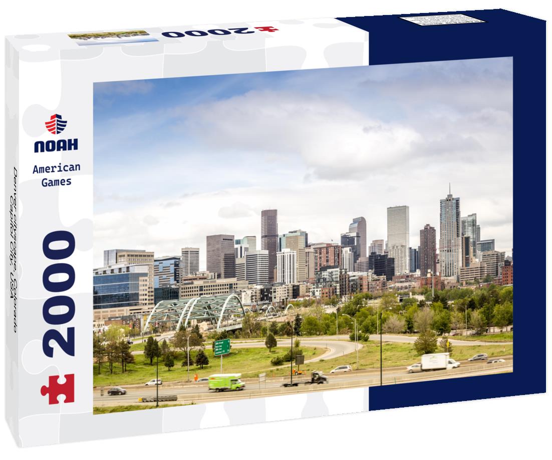 Noah Jigsaw Puzzle Denver cityscape, Colorado Capitol City, USA 2000 pieces