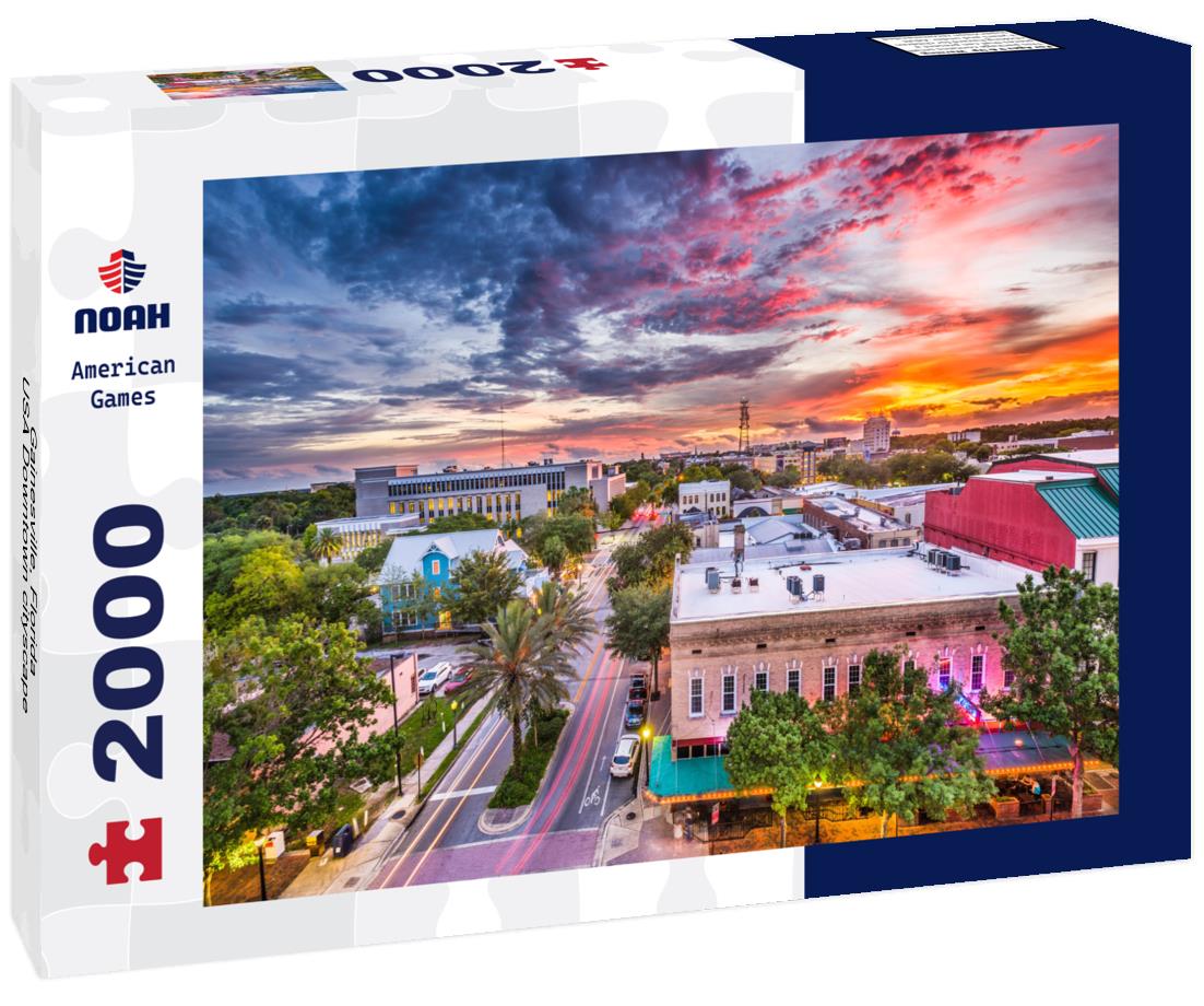 Noah Jigsaw Puzzle Gainesville, Florida, USA Downtown cityscape 2000 pieces